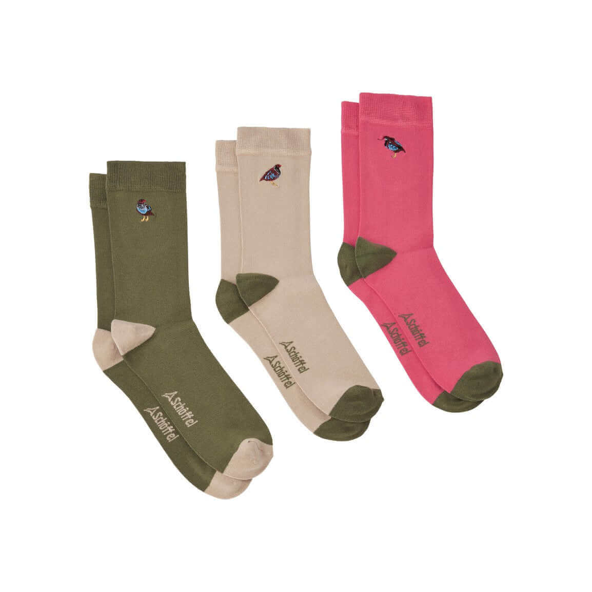 Schoffel - Bamboo Socks | 3 Pack Gift Box - Colour: Partridges 3