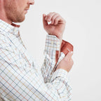 Schoffel - Wells Tailored Sporting Shirt - Color: Rust / Green Check