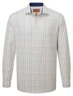 Schoffel - Wells Tailored Sporting Shirt - Color: Green / Navy / Brown Check