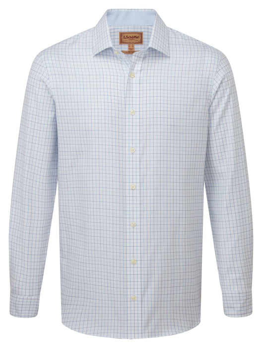 Schoffel | Buckden Tailored Sporting Shirt | Colour: Blue / Pink Check, Green / Navy / Brown Check, Light Blue Check