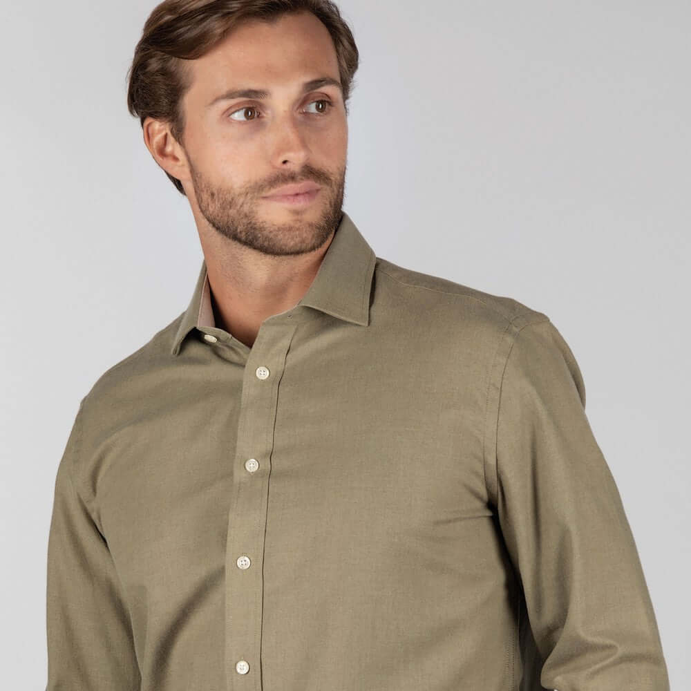 Schoffel - Newton Tailored Sporting Shirt - Colour: Olive