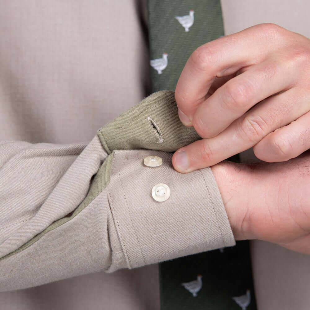 Schoffel - Newton Tailored Sporting Shirt - Colour: Olive