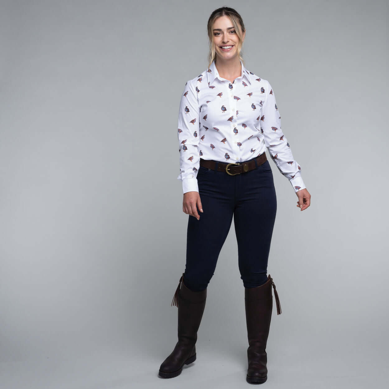 Schoffel - Norfolk Shirt - Colour: Bee Print