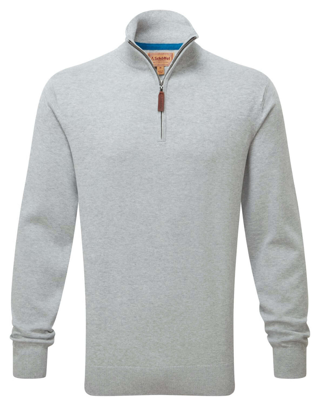 Schoffel - Porthmeor Pima Cotton 1/4 Zip - Colour: Grey
