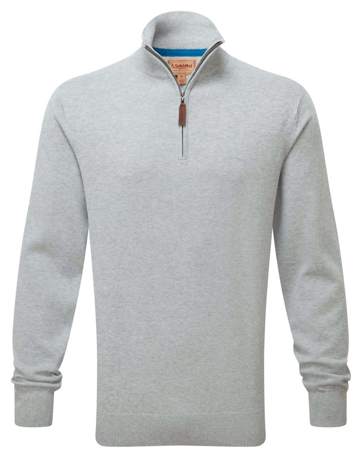 Schoffel - Porthmeor Pima Cotton 1/4 Zip - Colour: Grey