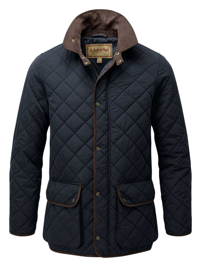 Schoffel - Barrowden Quilt Jacket - Colour: Navy