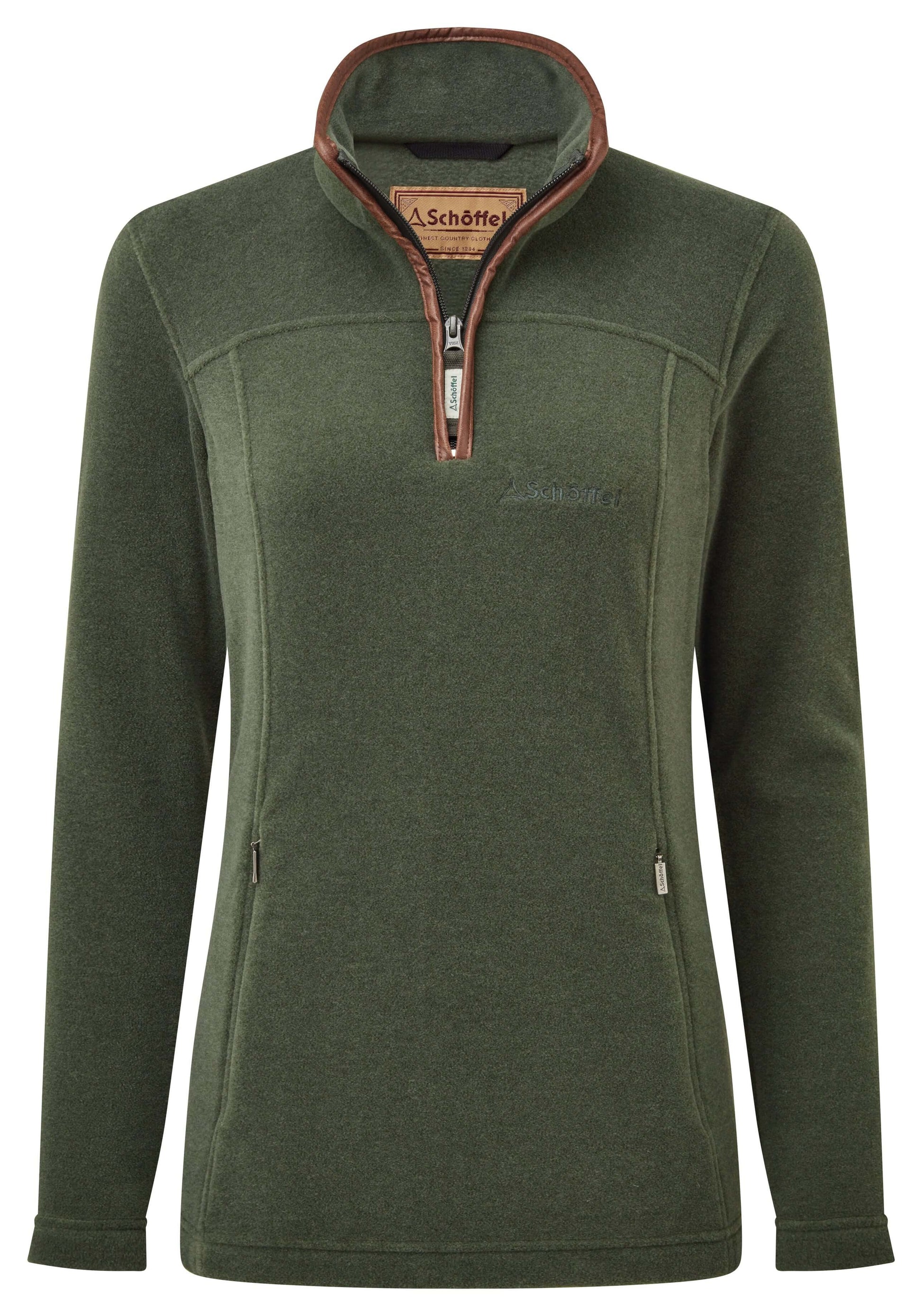 Schoffel - Tilton 1/4 Zip Fleece - Colour: Cedar Green