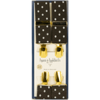 Hunt & Holditch - Fancy Clip Braces | Spot - Colour: Brown/White