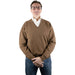 William Lockie | Lambswool V Neck Pullover | Colour: Tabby