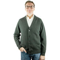 William Lockie - Lambswool Cardigan - Colour: Seaweed