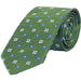 Van Buck | Square Flower Tie | Colour: GREEN