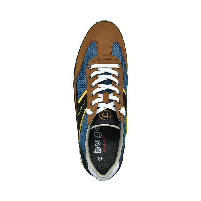 Bugatti | Riptide Sneaker | Colour: Blue / Grey, Tan / Blue