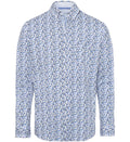 Brax - Daniel Shirt - Colour: Ice Blue Print