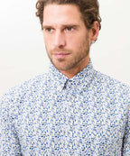 Brax - Daniel Shirt - Colour: Ice Blue Print