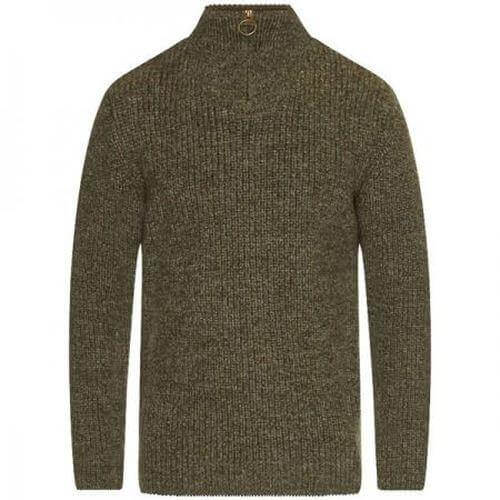 Barbour - New Tyne 1/4 Zip Pullover - Colour: Derby Tweed