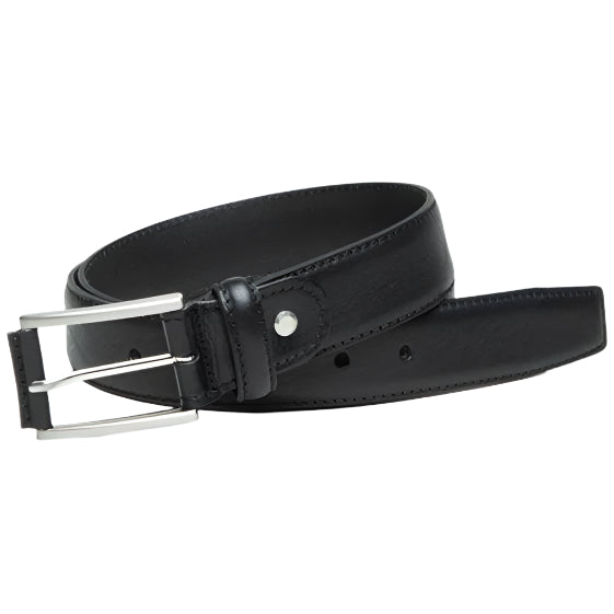 Ibex - Premium Leather Belt - Colour: Black