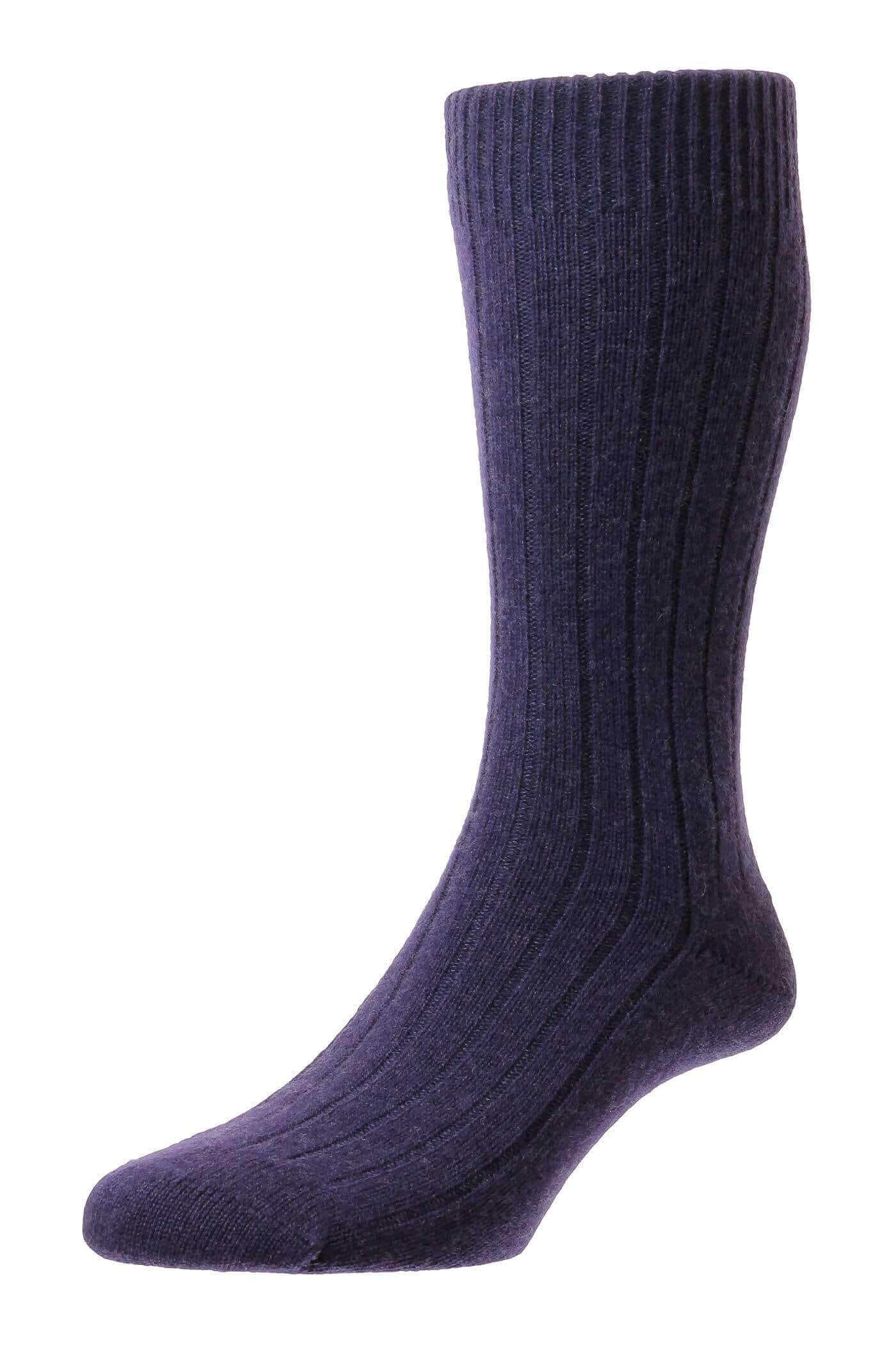 Pantherella - Luxury Cashmere Socks - Colour: Plum