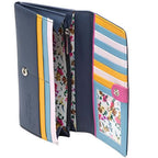 Charles Smith - RFID Blocking Purse - Colour: Navy Multi