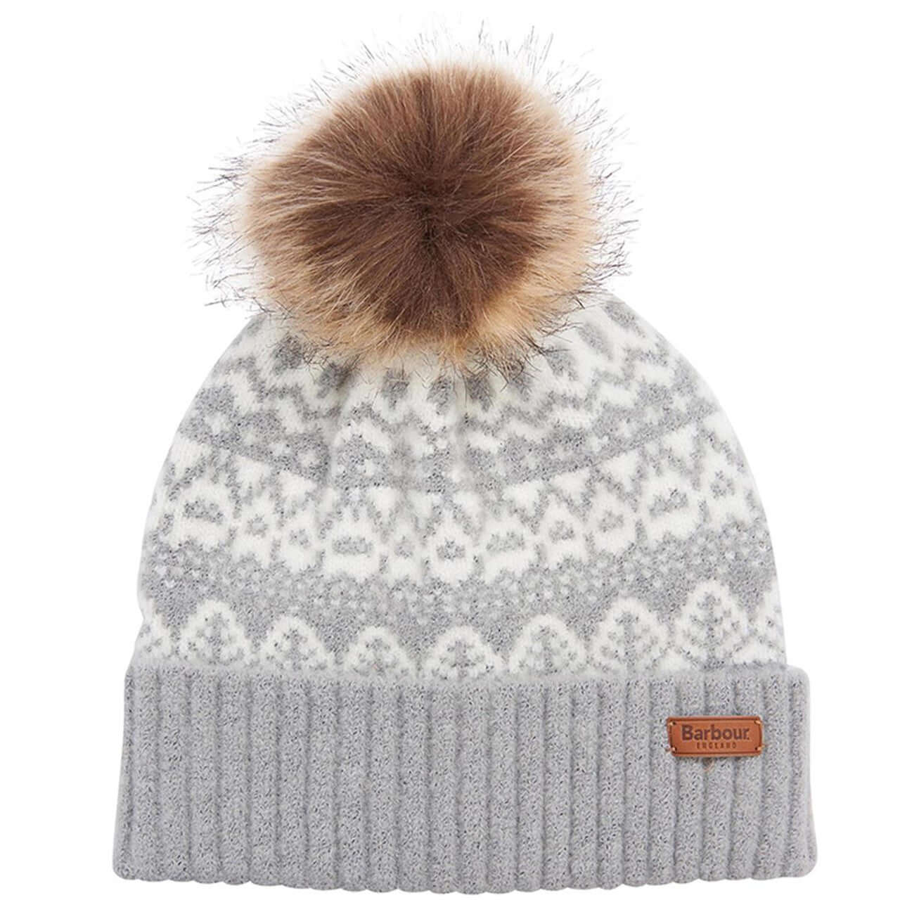 Barbour - Alpine Fairisle Beanie - Colour: Grey