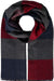 Fraas | Block Check Scarf | Red |