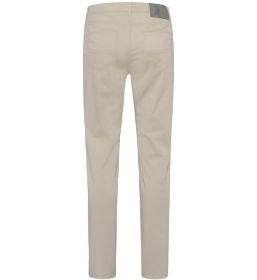Brax Cadiz Marathon stretch-cotton jeans in Bone – product view two