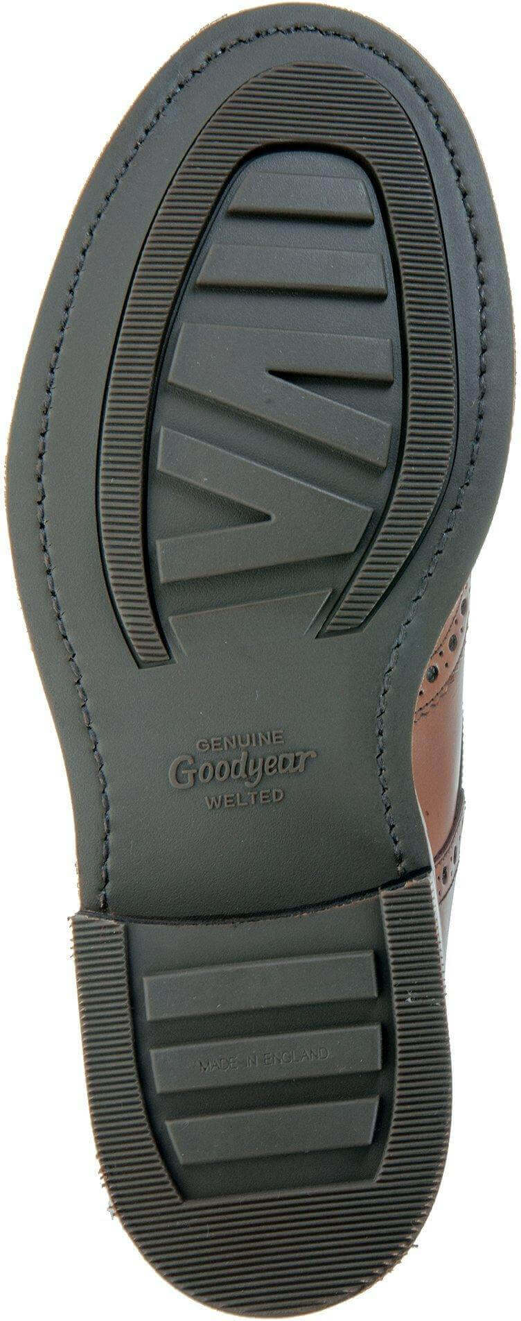 Loake - Bedale Boot | Rubber Sole - Colour: Oxblood Grain