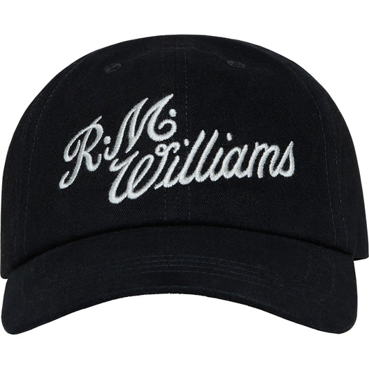 R M Williams - Script Cap Logo Cap - Colour: Black