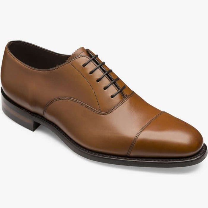 Loake | Aldwych Shoe | Rubber Sole | Colour: Mahogany