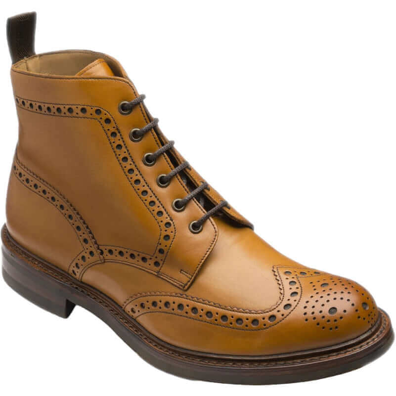 Loake - Bedale Boot | Rubber Sole - Colour: Tan