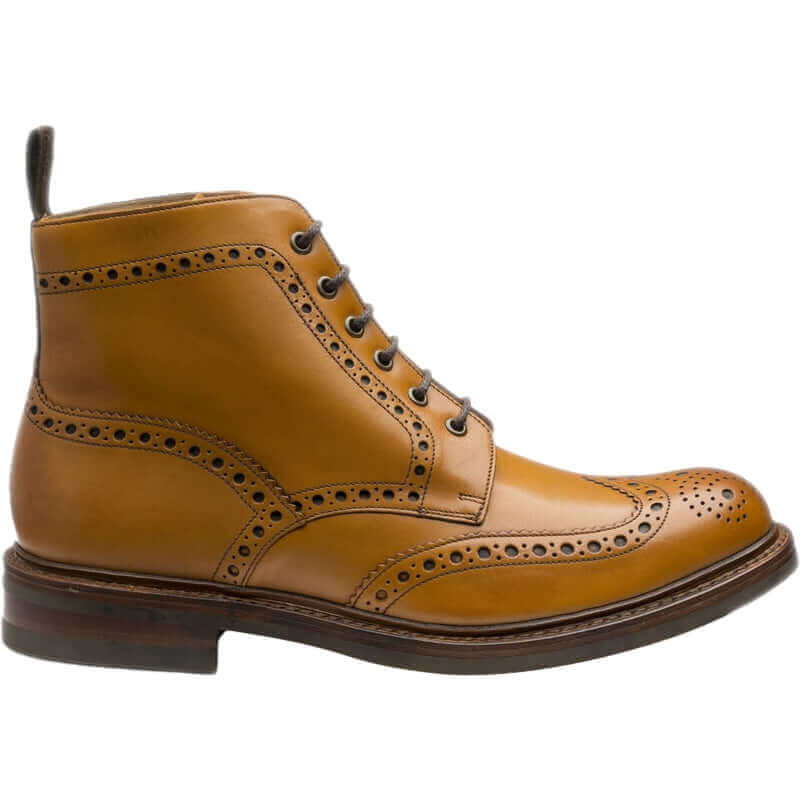 Loake - Bedale Boot | Rubber Sole - Colour: Oxblood Grain