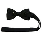 Van Buck - Ready Tied Silk Bow Tie - Colour: Black