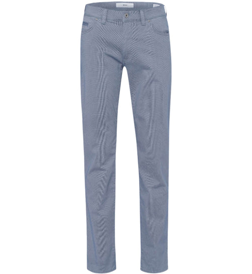 Brax Chuck Hi-FLEX stretch jeans in Blue Texture – product view one