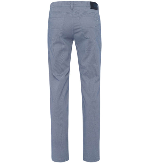 Brax Chuck Hi-FLEX stretch jeans in Blue Texture – product view two
