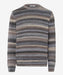 Brax | Rick Crew Neck Pullover - Platinum Stripe | Size: Small, Medium, Large, Extra Large, 2XL