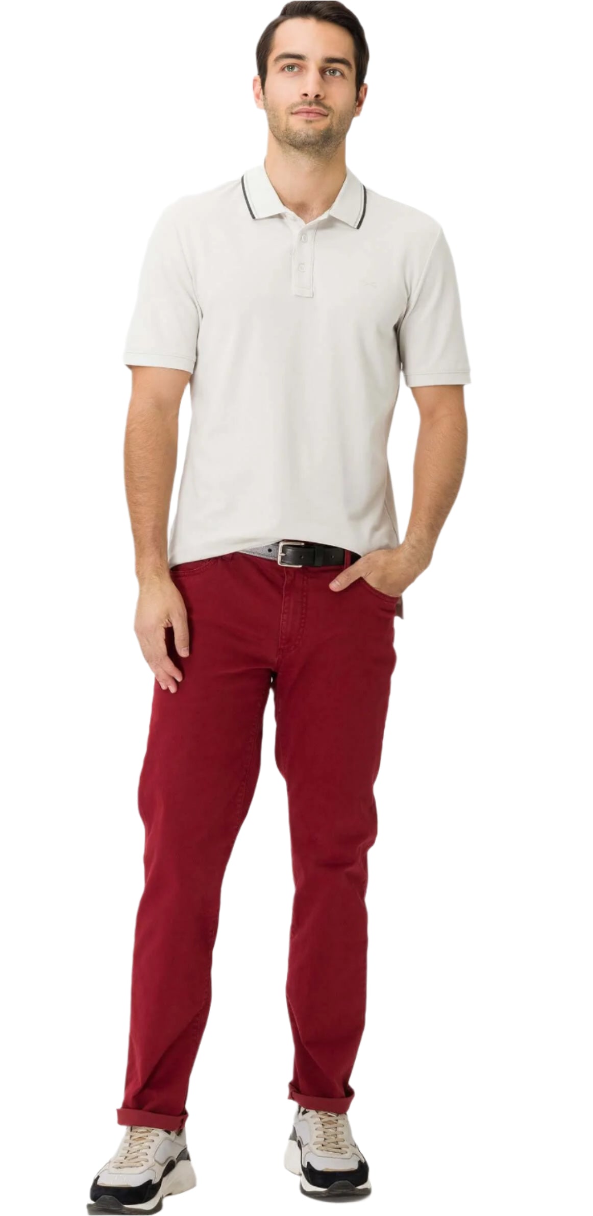Brax - Cadiz 5 Pocket - Colour: Cardinal Red