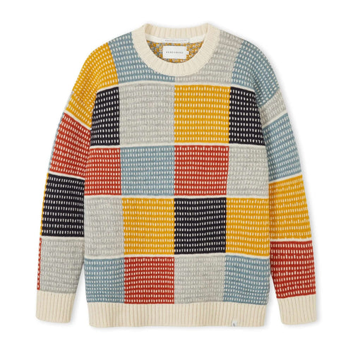 Peregrine - Bantham Patterned Jumper - Colour: Multi Block