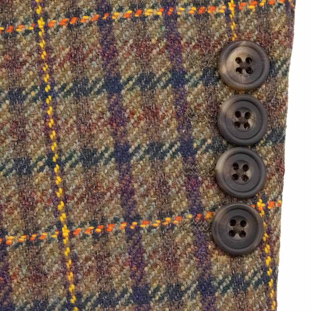 Livingston - Exclusive Lovat Tweed Check Jacket - Size: 42"