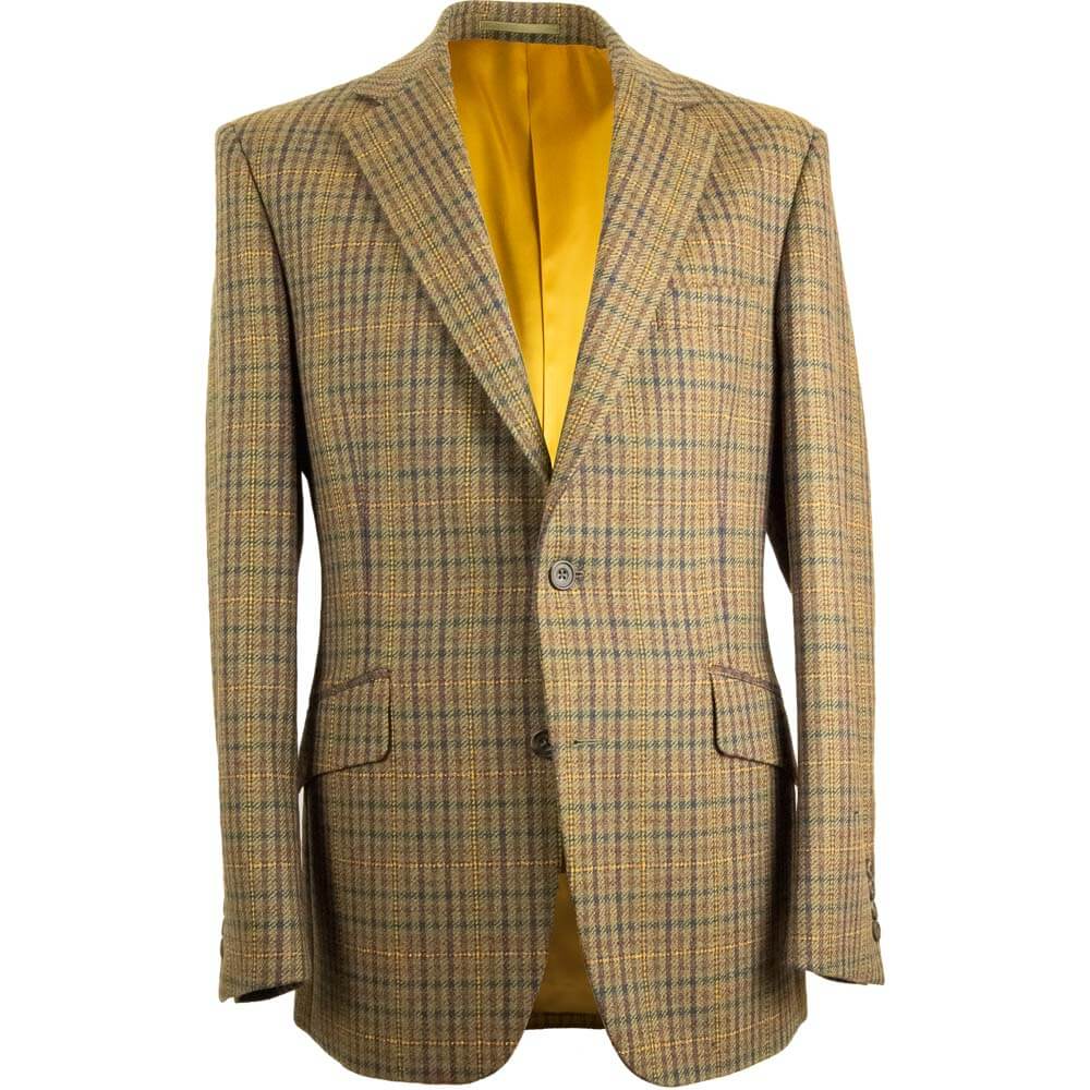 Livingston - Exclusive Lovat Tweed Check Jacket - Size: 42"