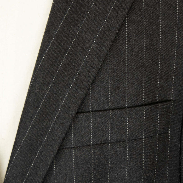 Livingston | 2 Piece Suit - Grey Pinstripe - 117 Block | Chest Size: 36", 38", 40", 42", 44", 46", 48"