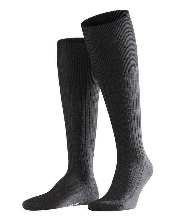 Falke - Bristol Merino Wool Socks | Knee High - Colour: Anthracite