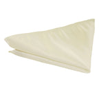 Van Buck - Plain Silk Pocket Square - Colour: Ivory