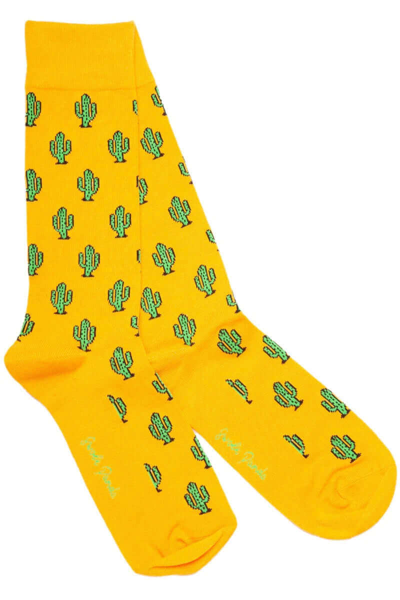 Swole Panda - Premium Eco-Friendly Bamboo Socks - Colour: Cactus Yellow