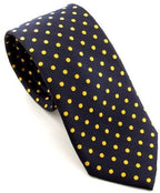 Van Buck - Spot Tie - Colour: Navy/Gold