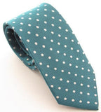Van Buck - Spot Tie - Colour: Jade/White