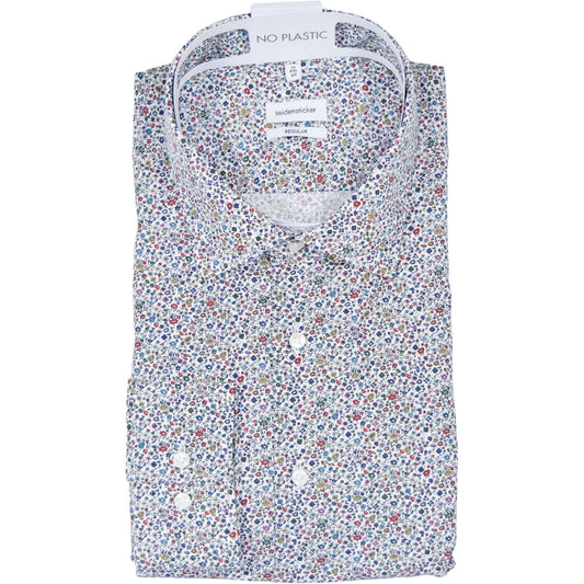 Seidensticker - Ditsy Floral Print Shirt - size: 15"