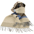 Profuomo - Woven Stripe Scarf - Colour: Brown Stripe