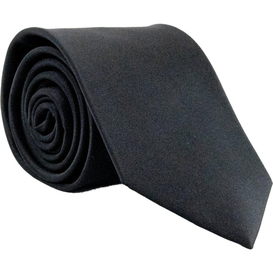 Van Buck - Plain Poly Tie - Colour: Black