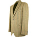 Livingston | Exclusive Moons Club Check Jacket - Fawn and Green | Chest Size: 40", 42", 44", 46", 48"