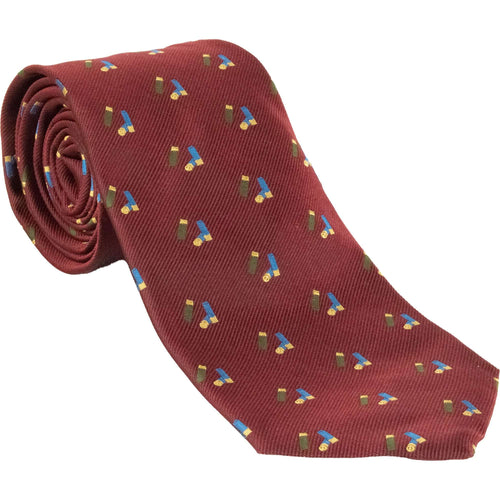 Livingston - Cartridges Tie - Colour: Burgundy