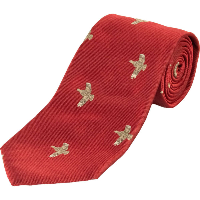 Livingston | Grouse Tie | Colour: RED